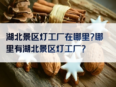 湖北景区灯工厂在哪里？哪里有湖北景区灯工厂？