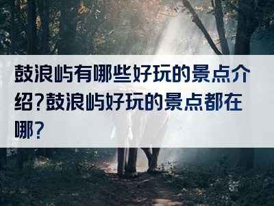 鼓浪屿有哪些好玩的景点介绍？鼓浪屿好玩的景点都在哪？
