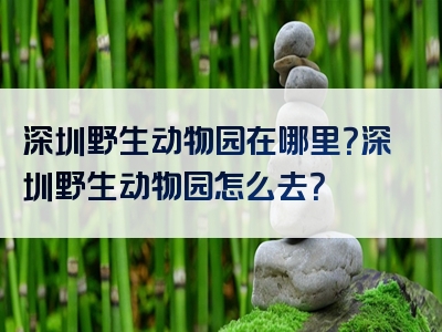 深圳野生动物园在哪里？深圳野生动物园怎么去？