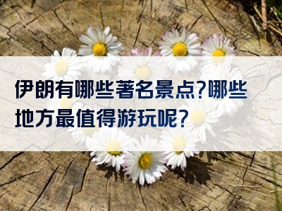 伊朗有哪些著名景点？哪些地方最值得游玩呢？
