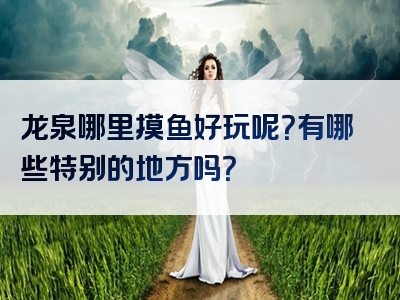 龙泉哪里摸鱼好玩呢？有哪些特别的地方吗？