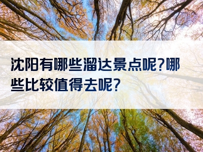 沈阳有哪些溜达景点呢？哪些比较值得去呢？