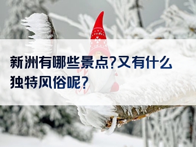 新洲有哪些景点？又有什么独特风俗呢？