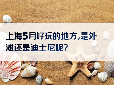 上海5月好玩的地方，是外滩还是迪士尼呢？