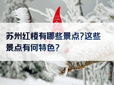 苏州红楼有哪些景点？这些景点有何特色？