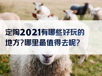 定陶2021有哪些好玩的地方？哪里最值得去呢？