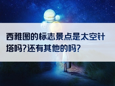 西雅图的标志景点是太空针塔吗？还有其他的吗？