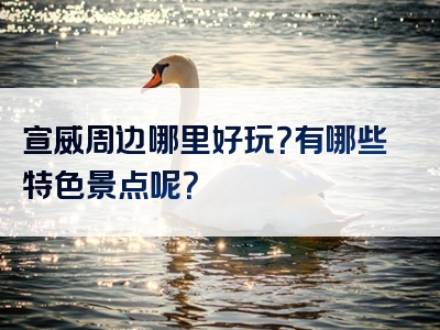 宣威周边哪里好玩？有哪些特色景点呢？