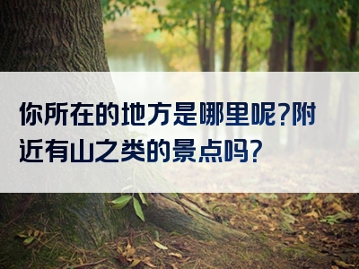 你所在的地方是哪里呢？附近有山之类的景点吗？