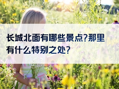 长城北面有哪些景点？那里有什么特别之处？