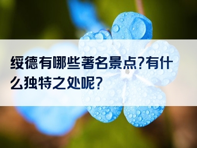 绥德有哪些著名景点？有什么独特之处呢？