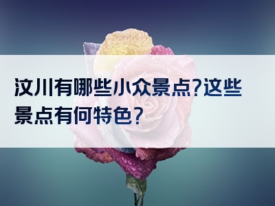 汶川有哪些小众景点？这些景点有何特色？