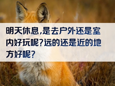 明天休息，是去户外还是室内好玩呢？远的还是近的地方好呢？